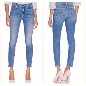 MOTHER The Looker Crop Jeans Women's Sz 29 Light Wash We're All In This Together